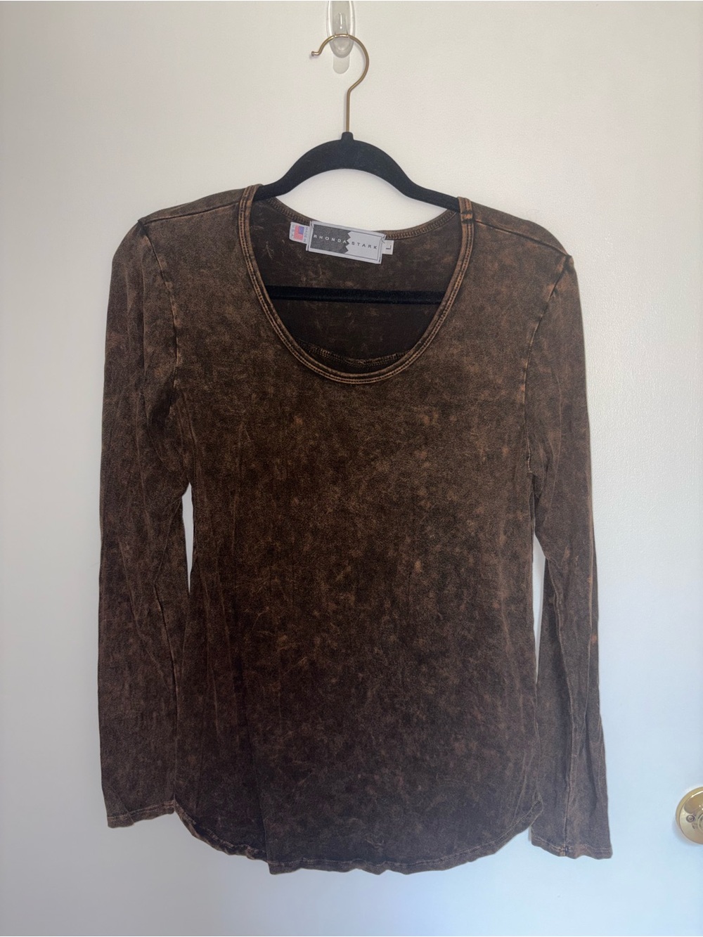 RHONDA STARK Vintage Fringed Long Sleeve